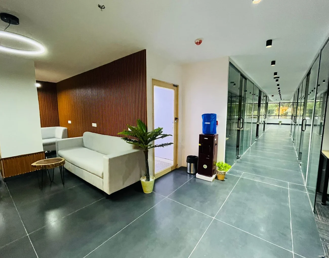 Private cabins and shared workspace at SupremeWork Noida