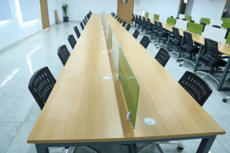 Private cabins and open desks at Worcoz Noida