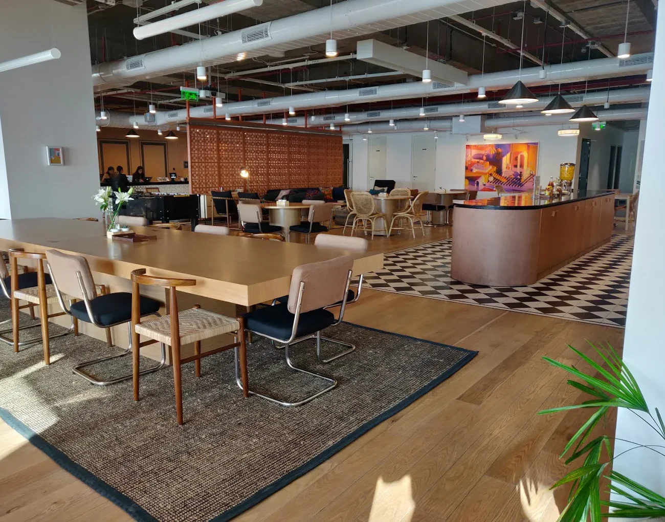 Flexible coworking space for startups and teams at WeWork Berger
